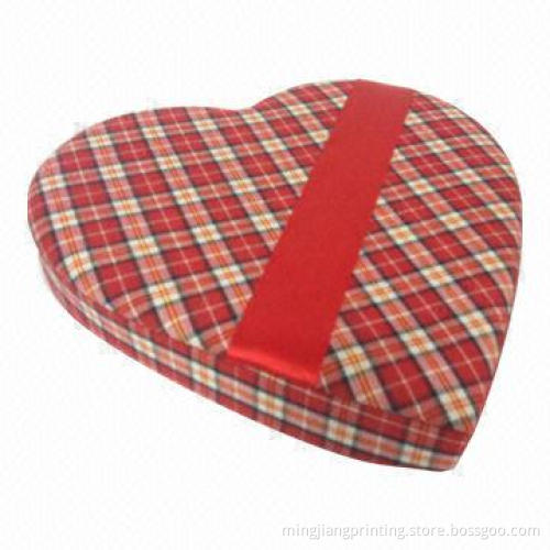 Chocolate Box with Cloth Material Combined